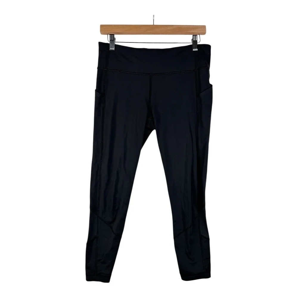 Lululemon Ankle Length Leggings size 8 Black - Picture 1 of 7